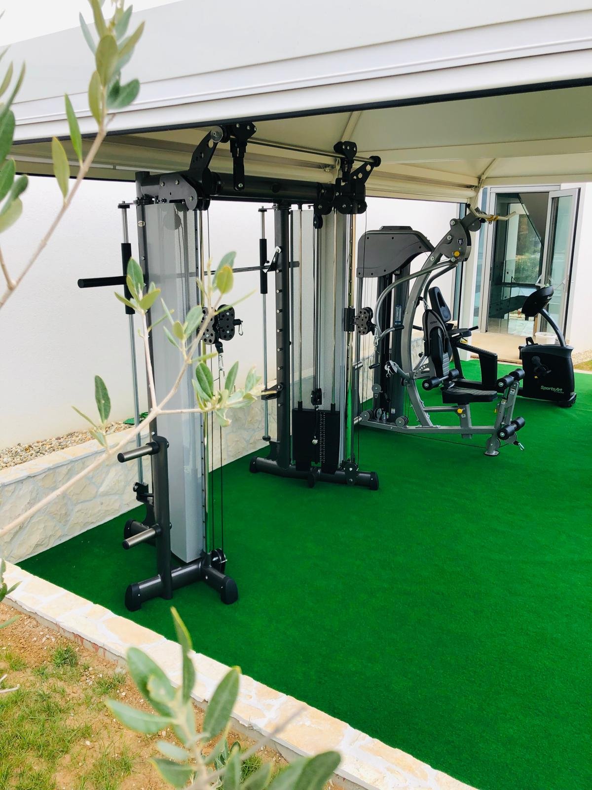 Vanjska fitness zona hotela, Novalja