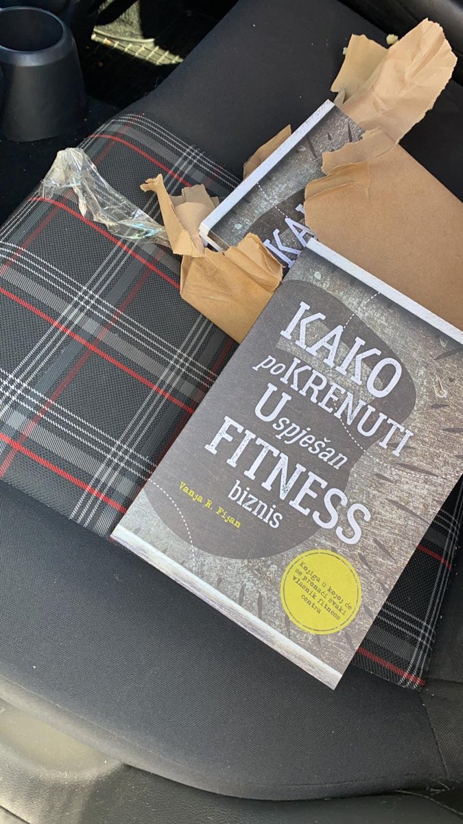 Knjiga 'Kako pokrenuti uspješan fitness' - Vanja R. Fijan